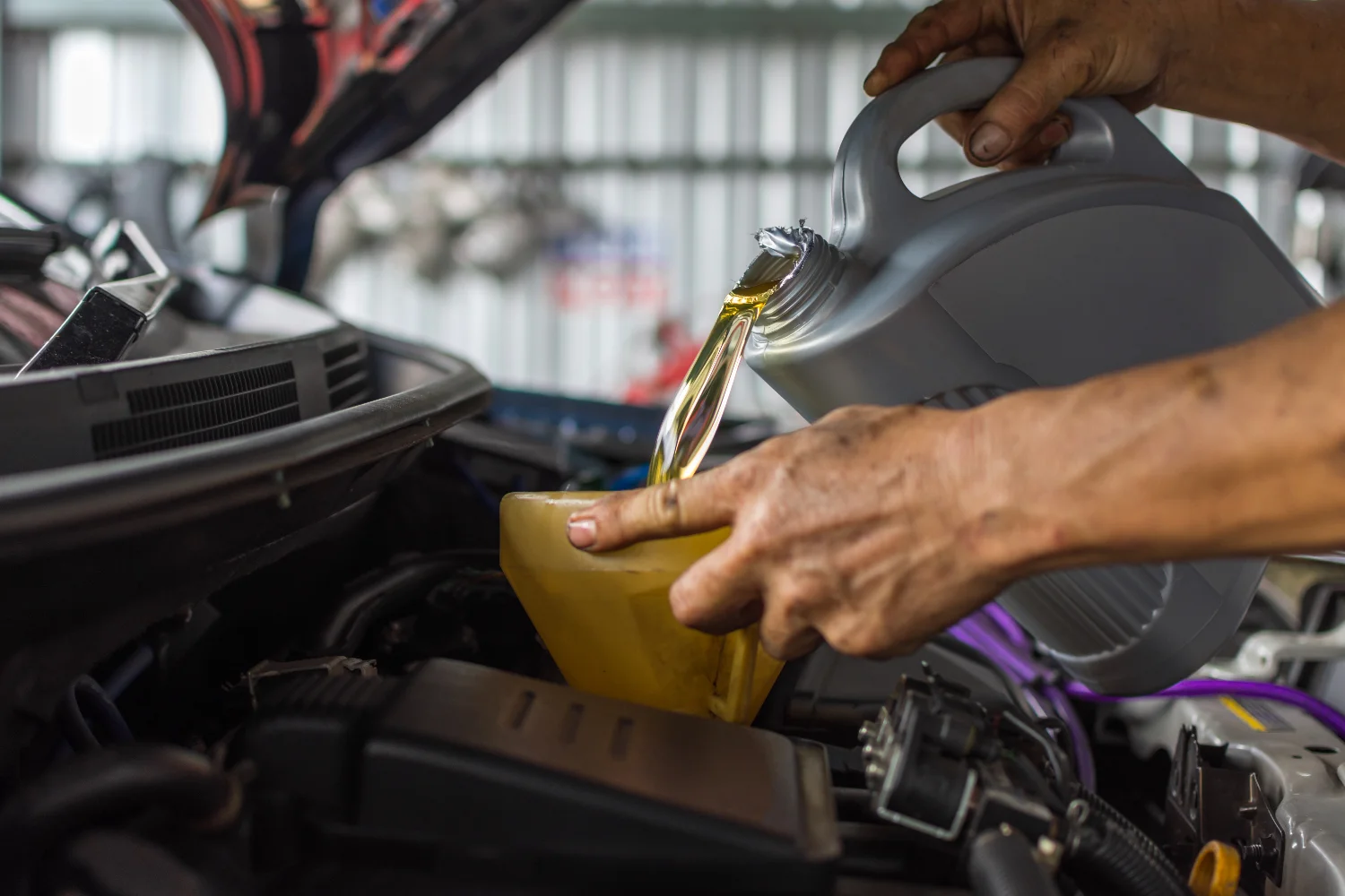 Cambio de aceite de motor